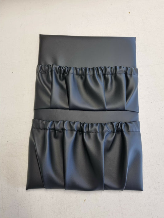 Caravan Storage pocket double pockets, Synthetic leather 300mm (w) x 450mm (h) - AMD Touring