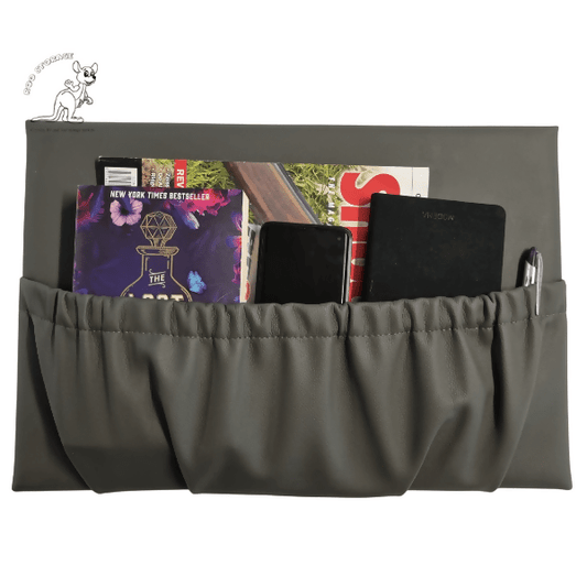 Caravan Storage pocket, Medium 450 x 300mm. Various colours Faux Leather - AMD Touring