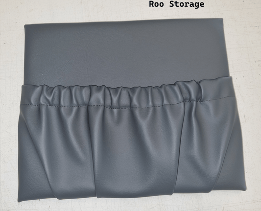 Caravan storage pocket, Synthetic leather 300mm (W) x 250mm (H) Various colours - AMD Touring