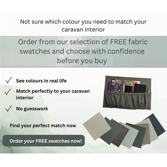 Free Caravan Storage Pocket Colour Samples - AMD Touring
