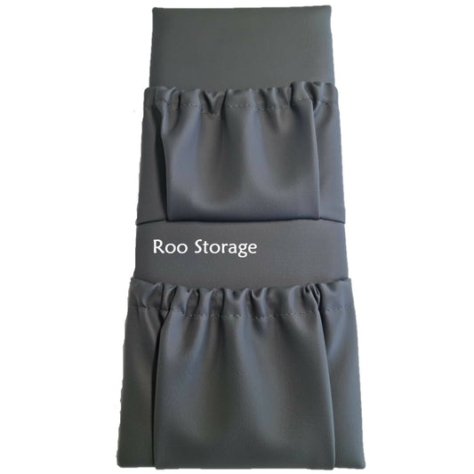 Caravan wall storage pocket Vinyl Dark grey Roo Storage