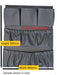 Caravan storage pocket. Multi pocket Roo Storage Dark grey