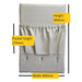 Caravan storage pocket triple hooks Roo Storage