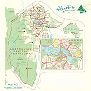 ACT Travel Map Sticker - AMD Touring