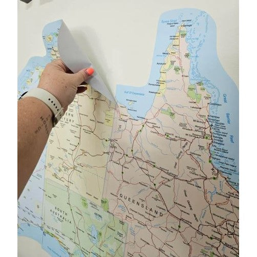 Australian States Jigsaw Map Sticker - AMD Touring
