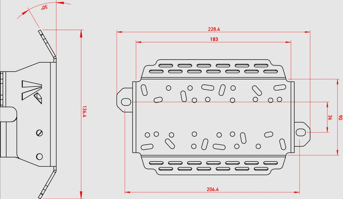 Battery Fuse Bracket to suit Isuzu D - MAX/MU - X & Mazda BT - 50 - AMD Touring