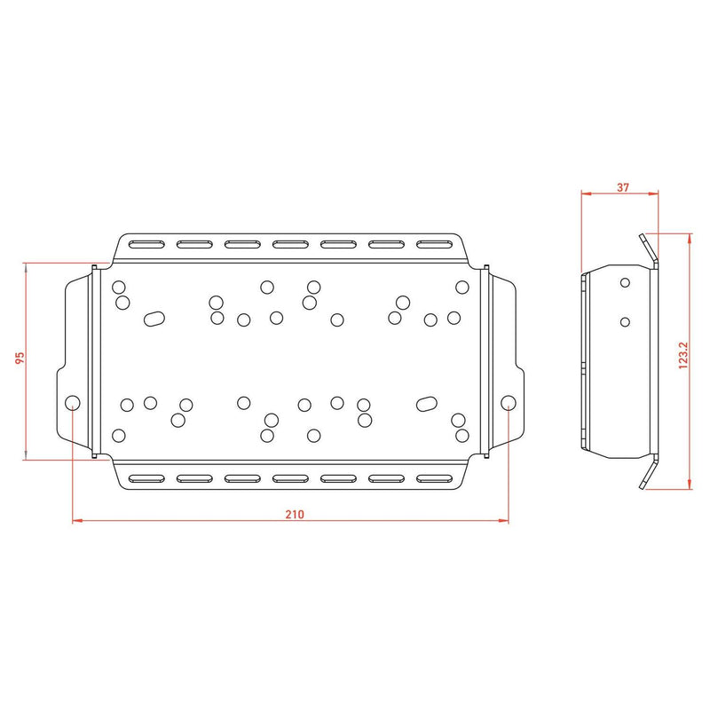 Battery Fuse Bracket to suit Toyota HiLux N80 & Fortuner - AMD Touring