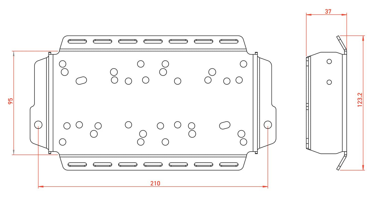 Battery Fuse Bracket to suit Toyota HiLux N80 & Fortuner - AMD Touring