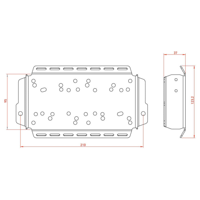 Battery Fuse Bracket to suit Toyota HiLux N80 & Fortuner - AMD Touring