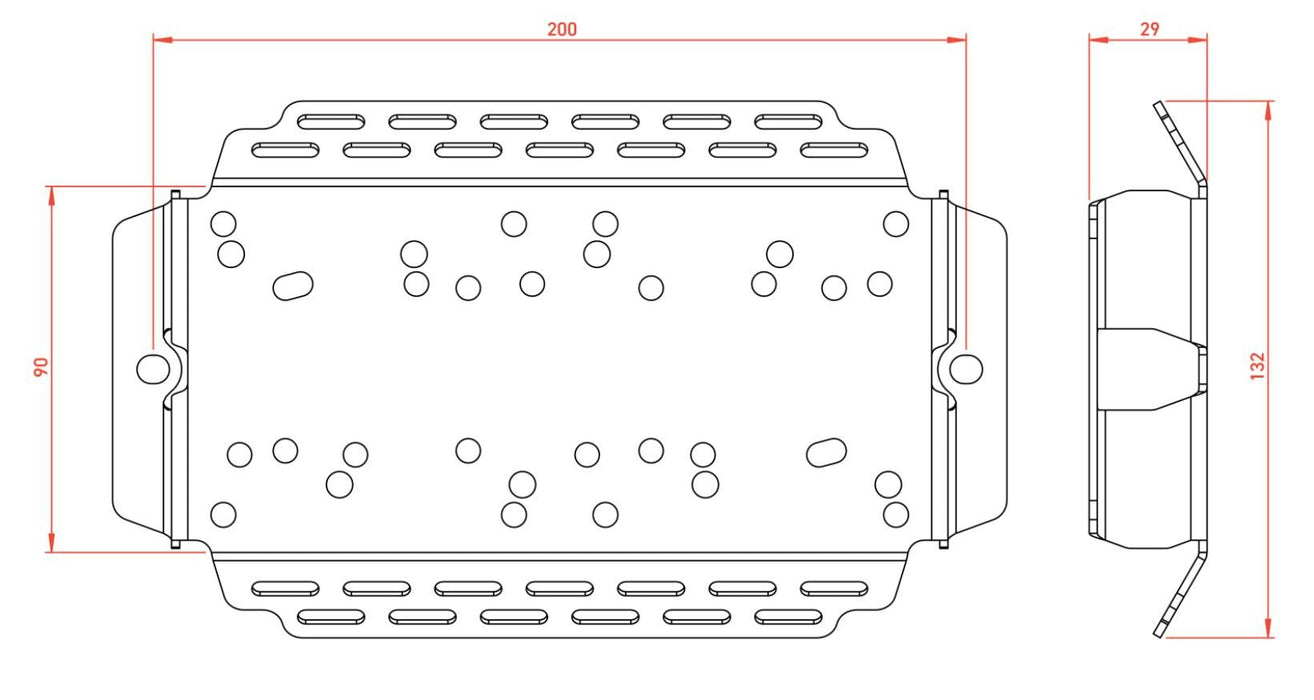 Battery Fuse Bracket to suit Toyota Prado 120, 150 & FJ Cruiser - AMD Touring