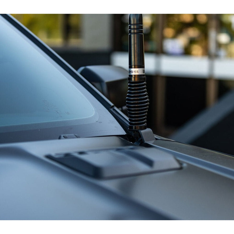 Bonnet Hinge Aerial Mount Ford Ranger RA, Raptor & Everest EB — AMD Touring
