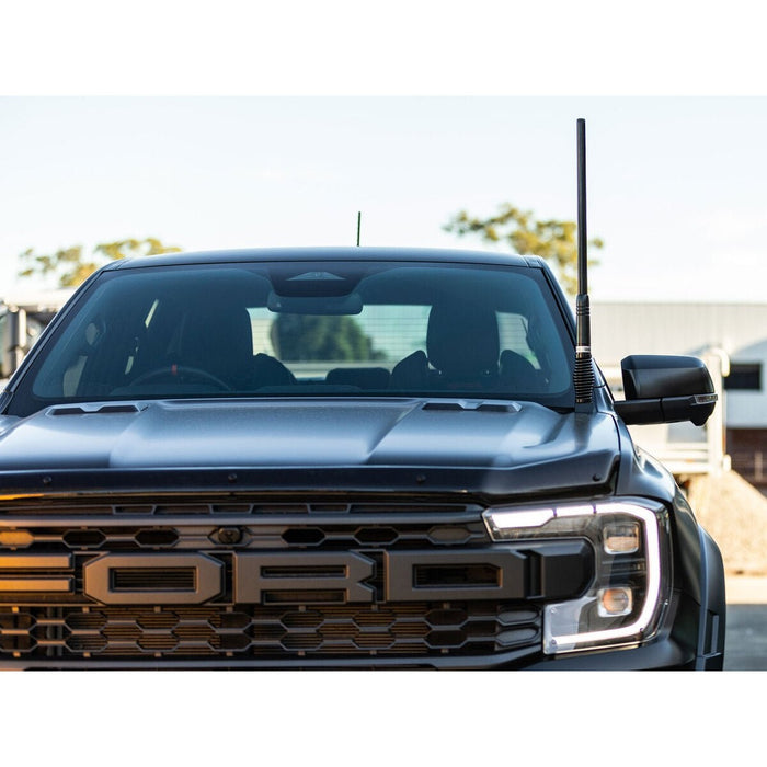 Bonnet Hinge Aerial Mount to suit Ford Ranger RA, Raptor & Everest UB - AMD Touring