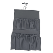 Caravan Storage pocket double pockets, Faux leather 300mm (w) x 450mm (h) - AMD Touring