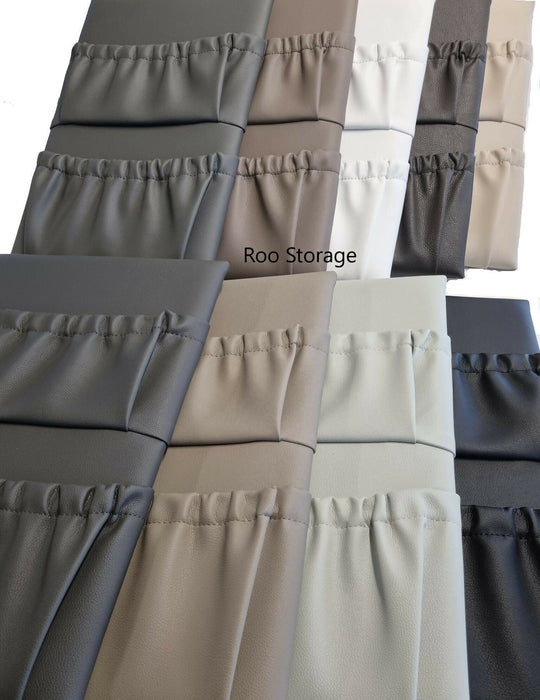 Caravan Storage pocket double pockets, Synthetic leather 300mm (w) x 450mm (h) - AMD Touring