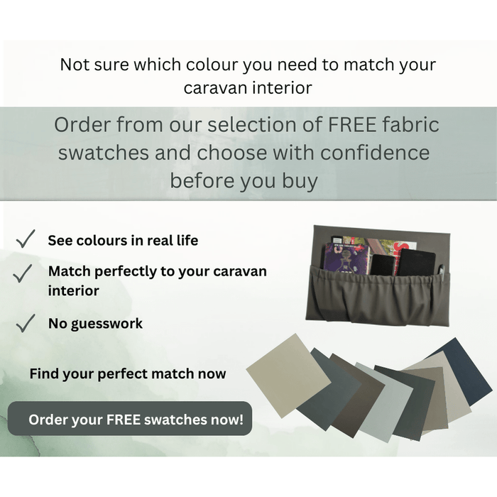 Free Caravan Storage Pocket Colour Samples - AMD Touring