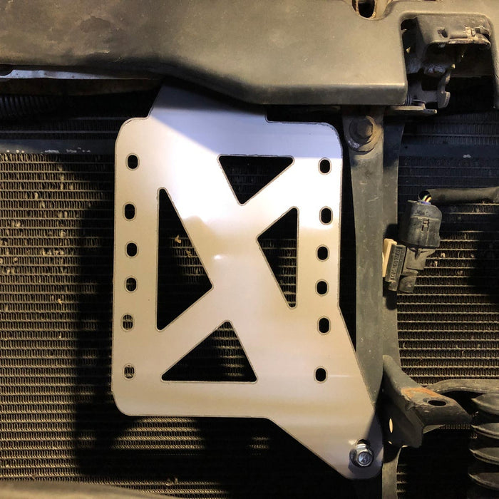 Front Mount DCDC Charger Bracket to suit Toyota FJ Cruiser, Prado 120 - AMD Touring