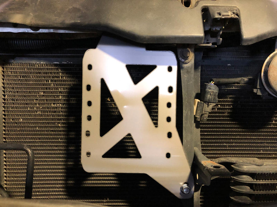 Front Mount DCDC Charger Bracket to suit Toyota FJ Cruiser, Prado 120 - AMD Touring