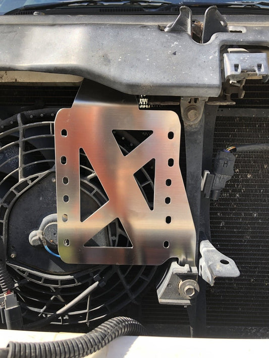 Front Mount DCDC Charger Bracket to suit Toyota FJ Cruiser, Prado 120 - AMD Touring