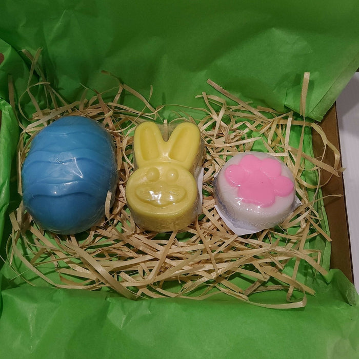 Handmade Soap - Easter - Easter Gift Pack Blue/Pink/Yellow - Made in Australia - Vegan Friendly - Free Shipping - AMD Touring