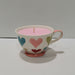 Heart Mug Soy Candle - White Lily & Aloe Fragrance, Handmade in Australia Free Shipping - AMD Touring