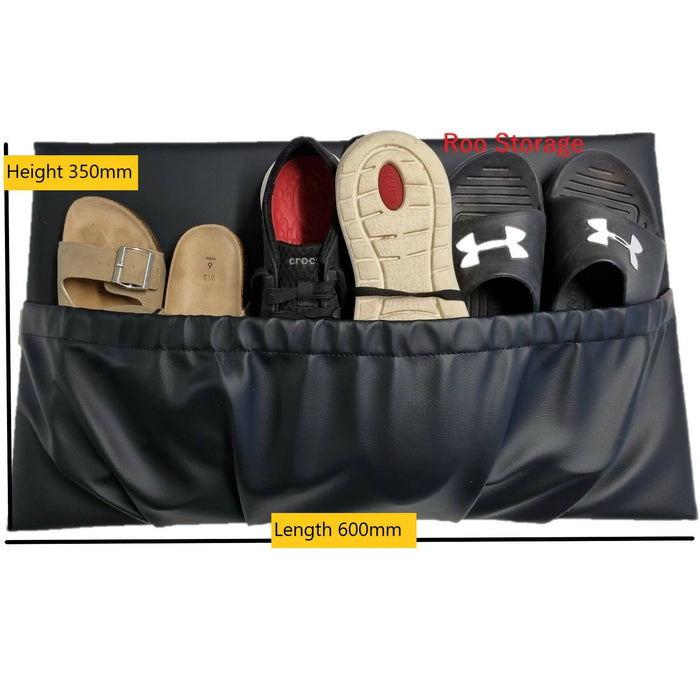 Caravan storage pocket long multi use- shoe pocket  Roo storage