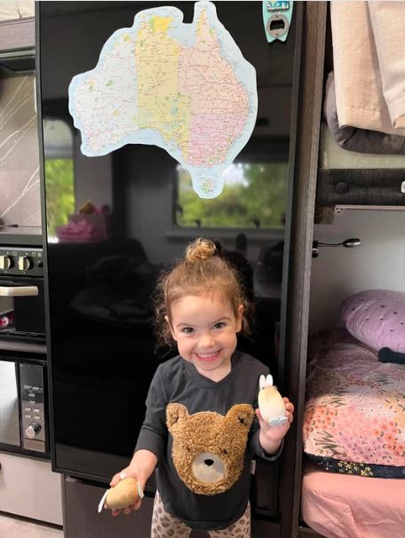 Large Removable Aussie Map Sticker + Free Shipping - AMD Touring