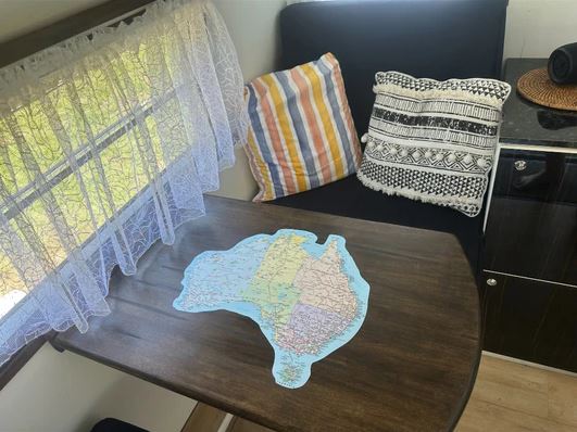 Large Removable Aussie Map Sticker + Free Shipping - AMD Touring