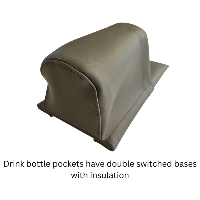 Leather Caravan storage pocket - Water bottle holder Synthetic leather - AMD Touring