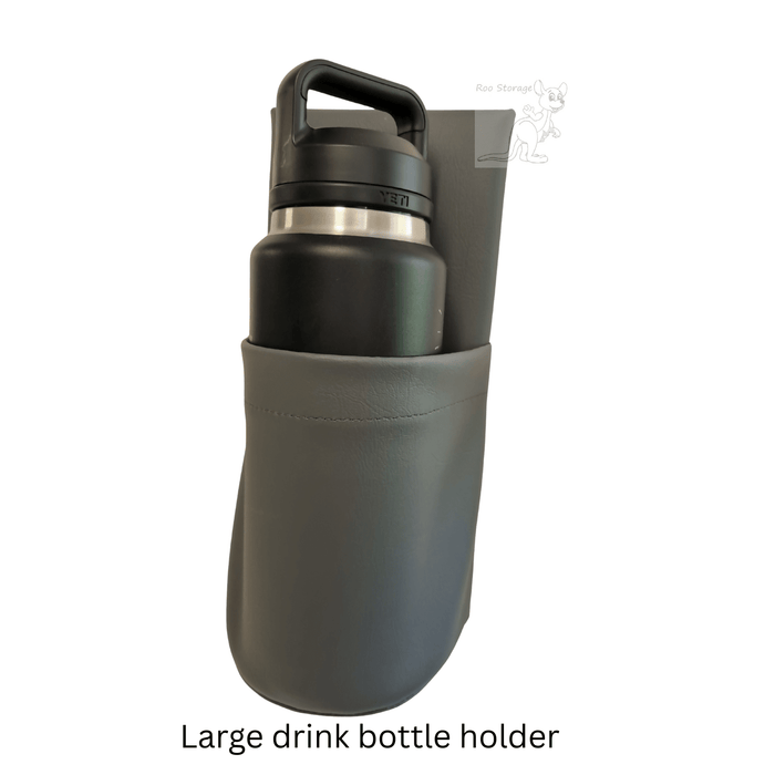 Leather Caravan storage pocket - Water bottle holder Synthetic leather - AMD Touring