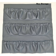 Premium faux Leather, Large, Square, Triple Pocket 500mm (w) x 500mm (h) - Caravan storage pocket - AMD Touring