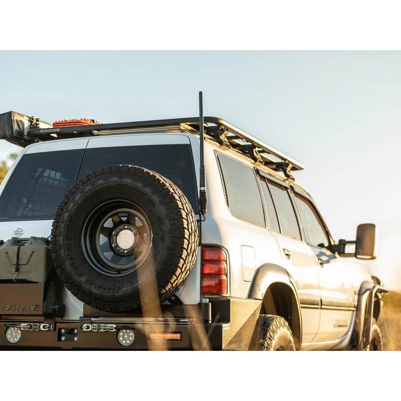 Rear Hinge Antenna Mount to suit Nissan Patrol Y61 GU - AMD Touring
