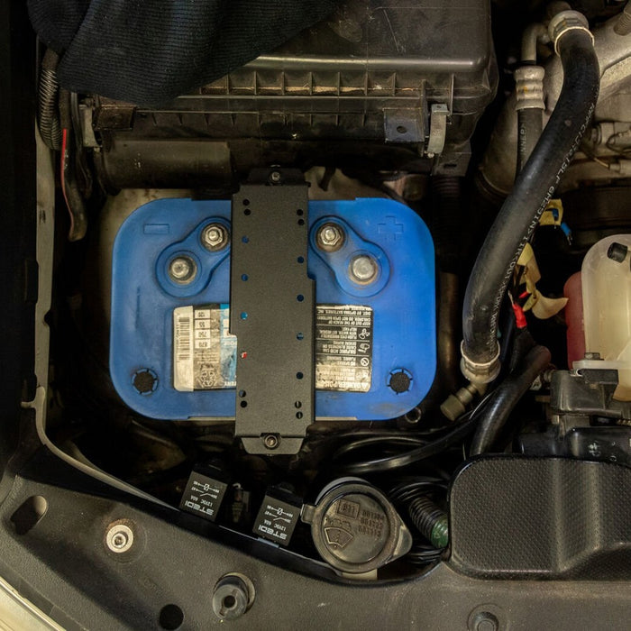 Slimline Battery Bracket to suit Toyota Prado 150, 120 & FJ Cruiser - AMD Touring