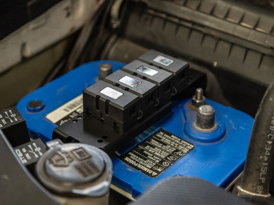 Slimline Battery Bracket to suit Toyota Prado 150, 120 & FJ Cruiser - AMD Touring