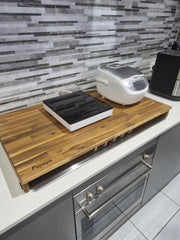 Stove Top Cover 600mm x 400mm with Cut Out Handles & 70mm Risers (Legs) - AMD Touring