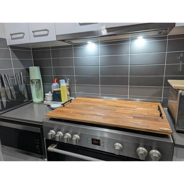 Stove Top Cover 600mm x 400mm with Handles & 70mm Risers (Legs) - AMD Touring