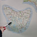 Tasmania Travel Map Sticker - AMD Touring
