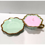 Teacup Candle - Candle in a Teacup - Soy Candle - Sweet Pea Fragrance - AMD Touring