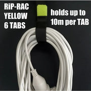 Yellow Rip Rack 6 Tab Lead Organiser - AMD Touring