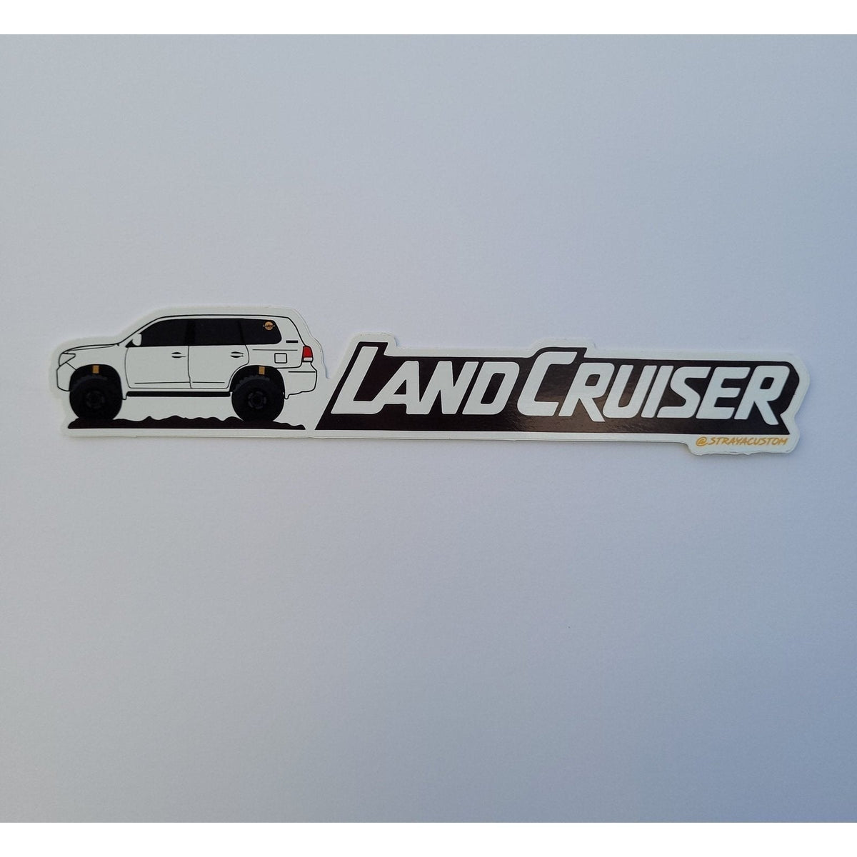 3 Pack White 200s Landcruiser Stickers – AMD Touring