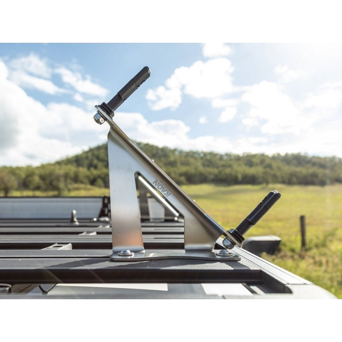 Angled Wind Deflector Maxtrax Mounts RhinoRack