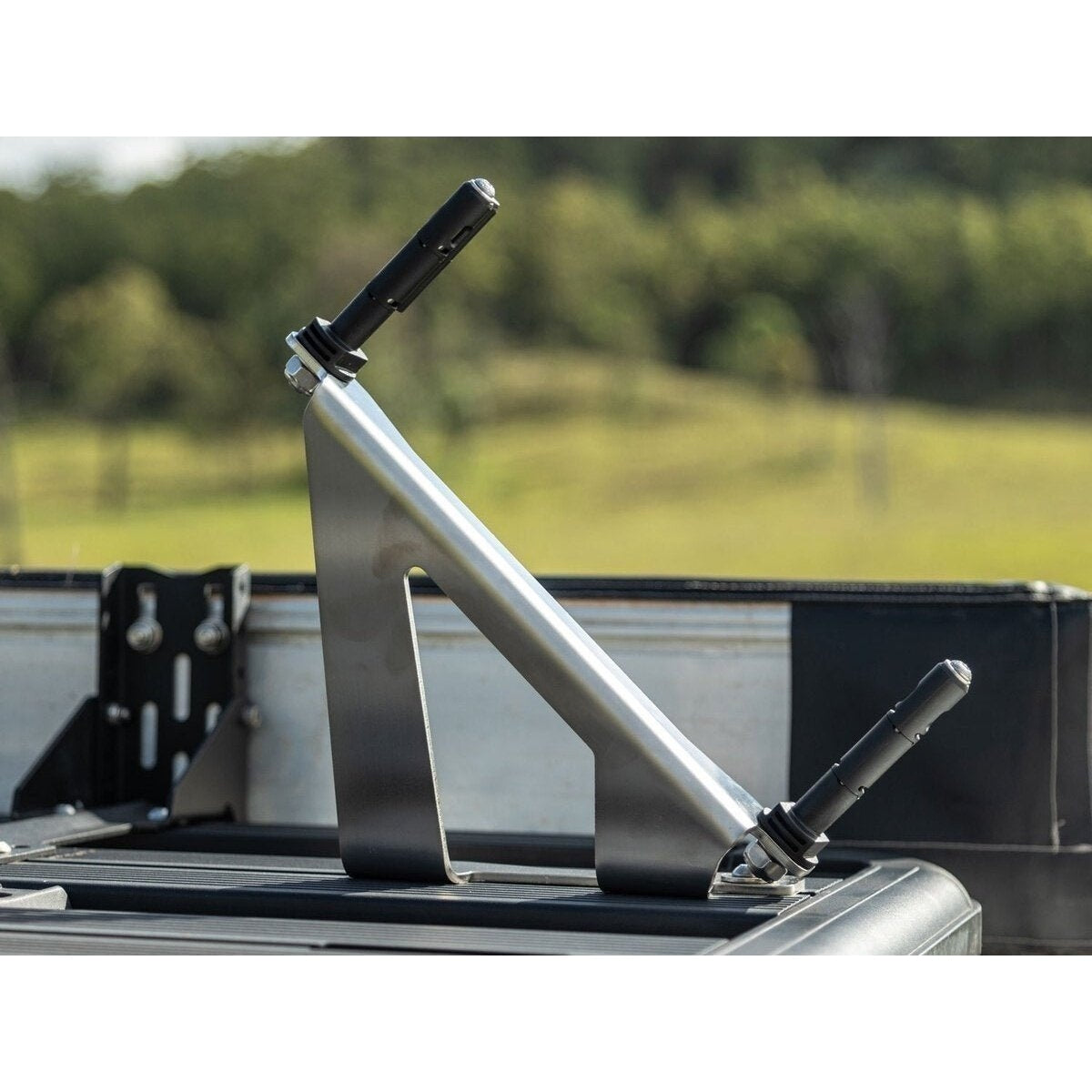 Angled Wind Deflector Maxtrax Mounts to suit Rhino-Rack Pioneer Platform - AMD Touring