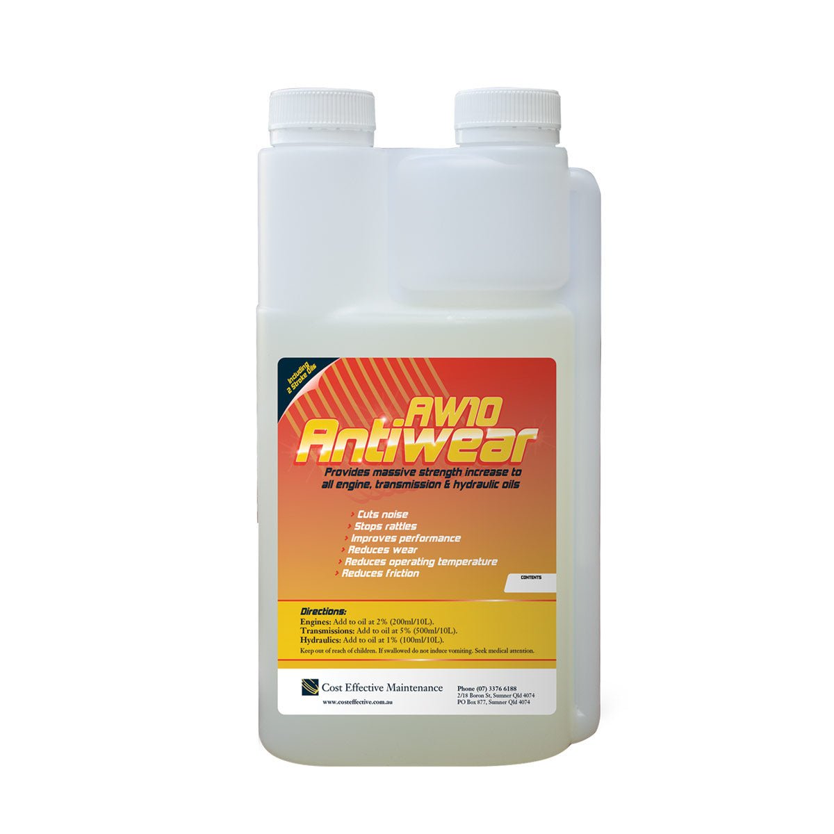 AW10 Antiwear Engine & Gearbox Additive - AMD Touring
