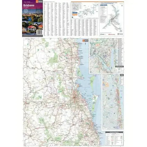 Brisbane And Region | City Map - Hema Maps - AMD Touring