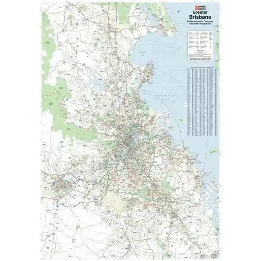 Brisbane And Region | City Map - Hema Maps - AMD Touring