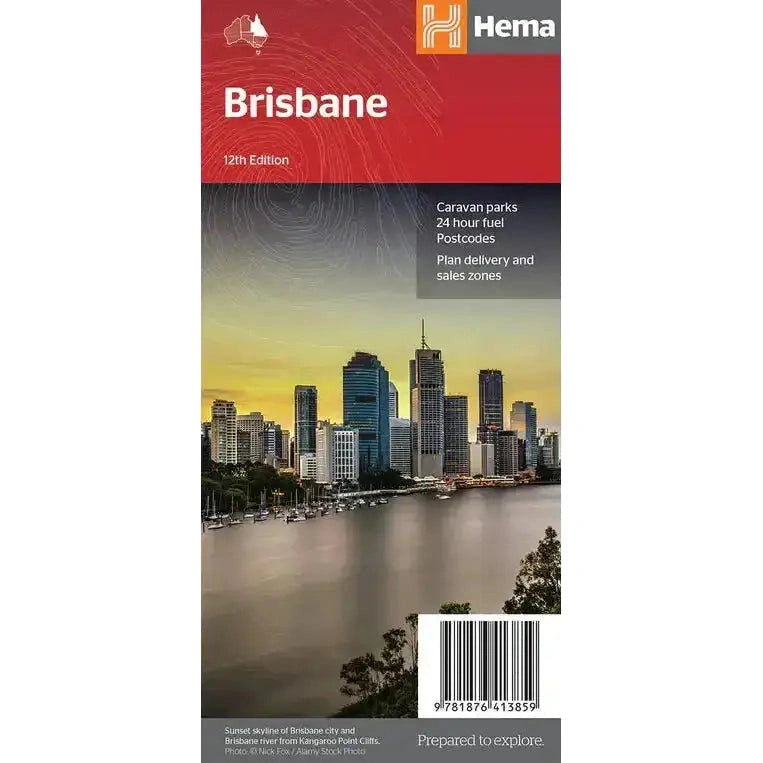 Brisbane And Region | City Map - Hema Maps - AMD Touring