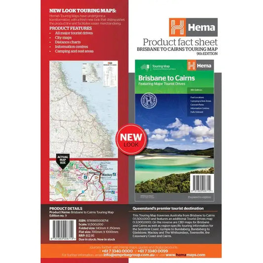 Brisbane To Cairns - Hema Maps - AMD Touring