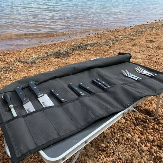 Camper's Choice Canvas Cutlery Roll - AMD Touring