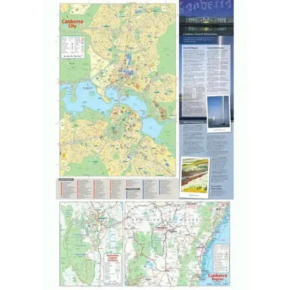 Canberra & Region | Regional Map - Hema Maps - AMD Touring