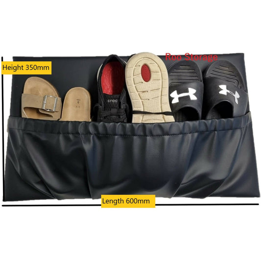 Caravan storage pocket long shoe/ multi use pocket, Synthetic leather - AMD Touring
