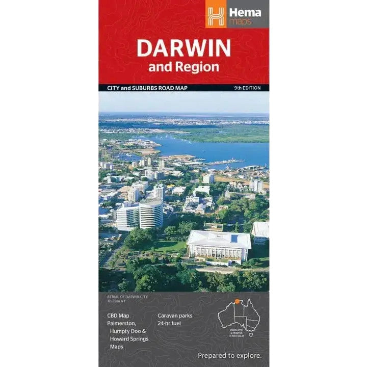 Darwin Rural Area Darwin And Region | Regional Map - Hema Maps — AMD Touring